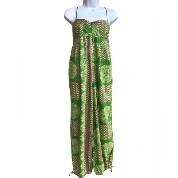 Urban Outfitters Mabel Strappy Back Jumpsuit Relaxed Sweetheart Neckline… - Picture 2 of 10